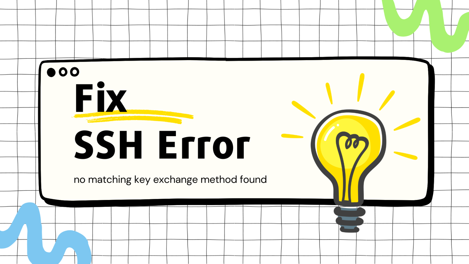 Fix SSH Error: no matching key exchange method found